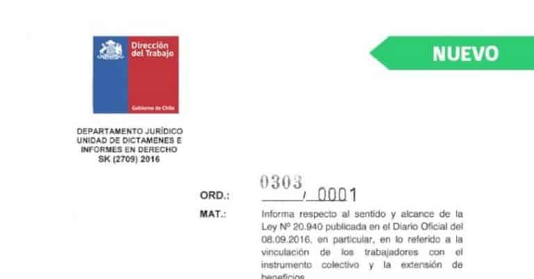 dictamen de extensión de beneficios