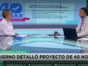 Ministra Jeannette Jara explicó proyecto de 40 horas